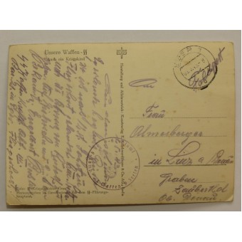 Postcard  - Unsere Waffen-SS Auch ein Kriegskind. Espenlaub militaria